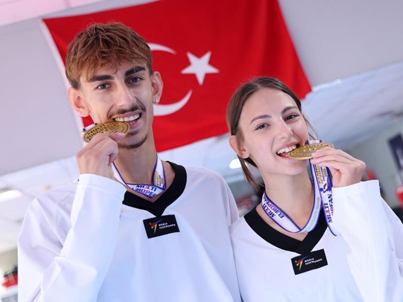 ALTIN KARDEŞLERDEN ÇİFTE MADALYA