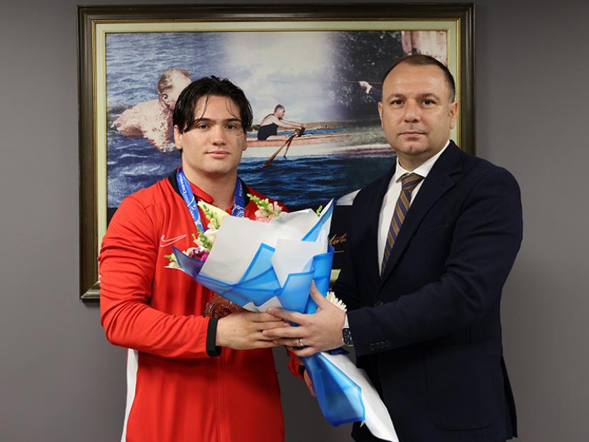 İBRAHİM ÖZDEMİR'İ TEBRİK ETTİK